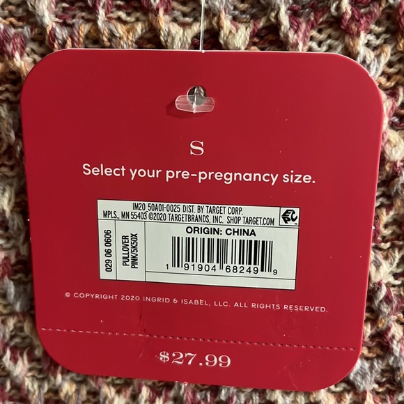 NWT Isabel Maternity Long Sleeve Sweater, Size: Small - Picture 7 of 11